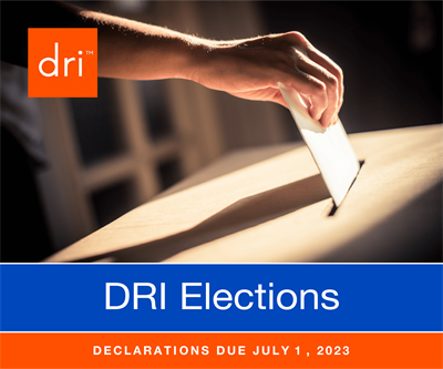DRI Elections Declarations Due July 1, 2023