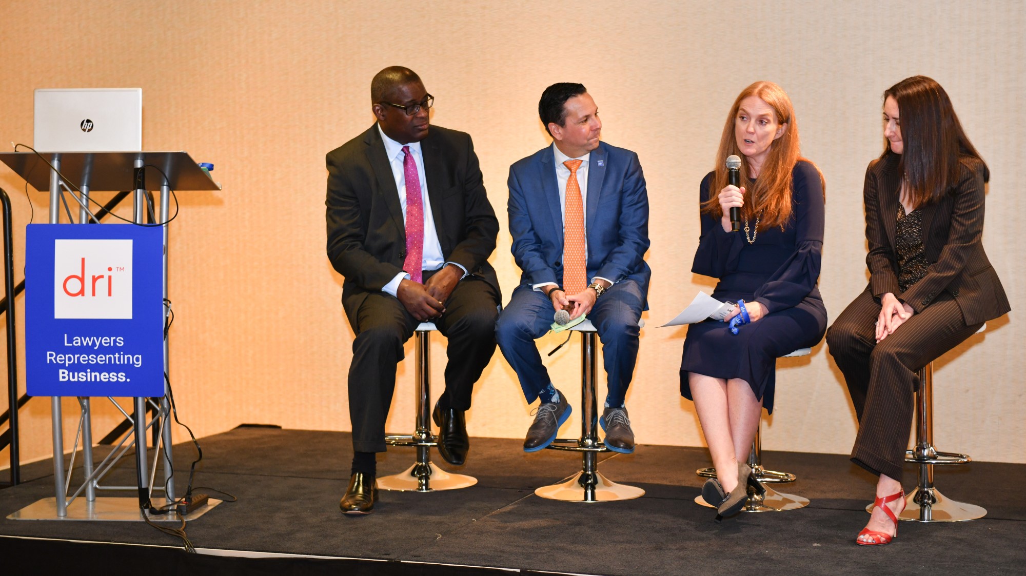 Dean Martinez Douglas K. Burrell  Lana A. Olson Anne M. Talcott on stage