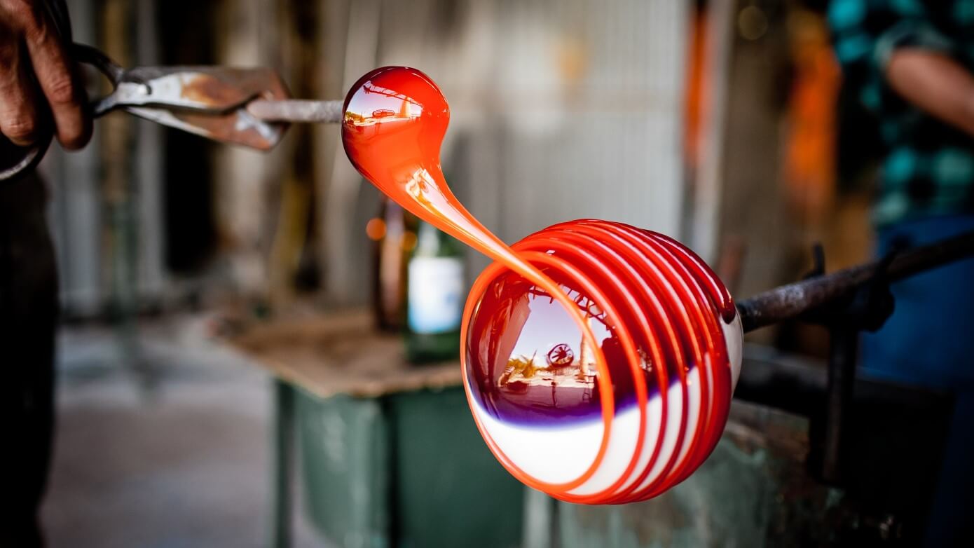 Making glass sculptures
