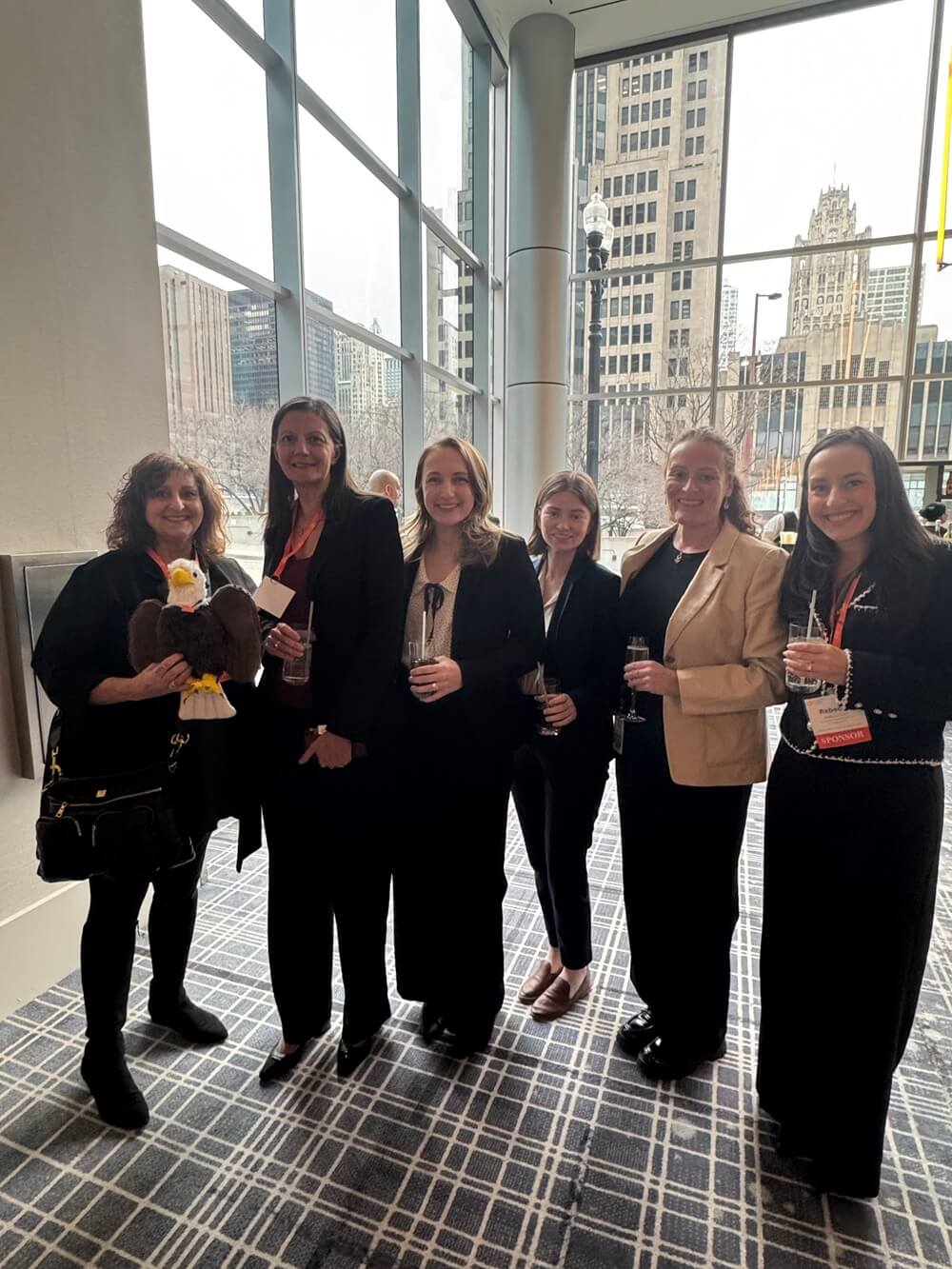 Group photo at a networking event in Chicago