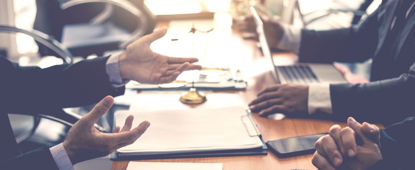 Hand movement in conference room