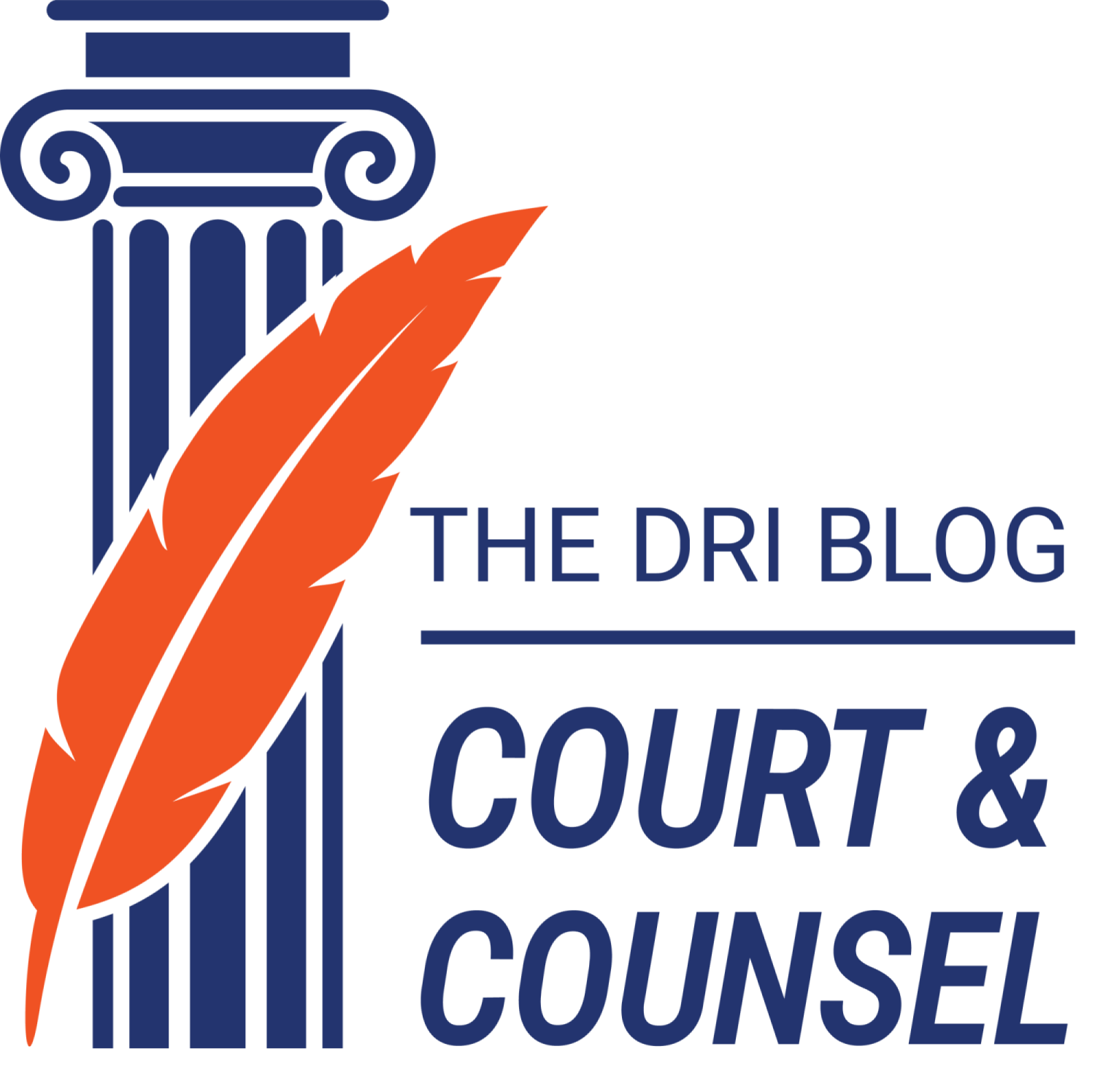 The DRI Blog, Court and Counsel, logo