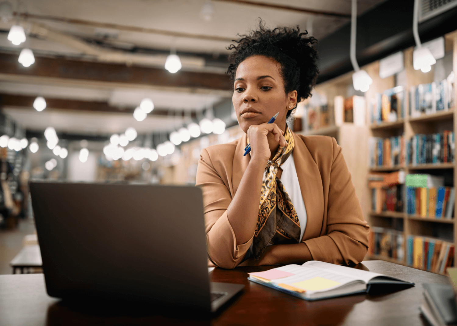 Business Woman in Conference