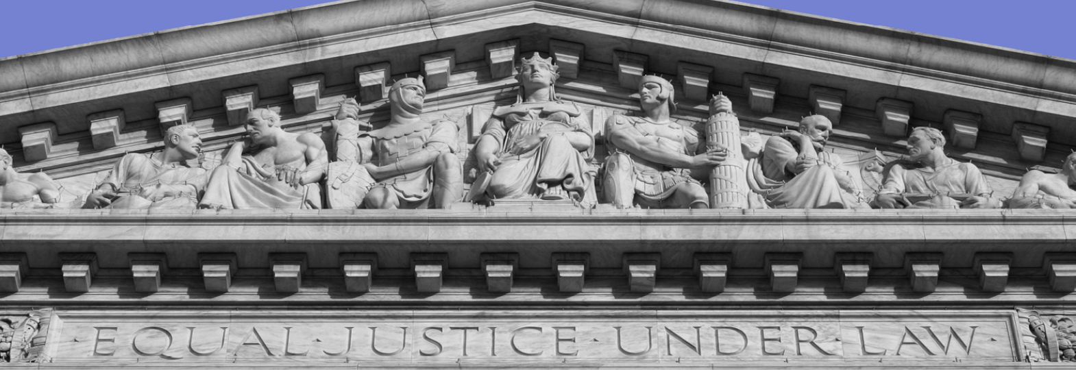 Exterior view of the United States Supreme Court building with prominent columns, used to represent law and public policy.