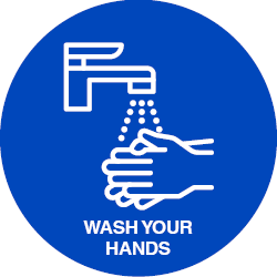 COVID-19 Protocol Wash Your Hands Icon