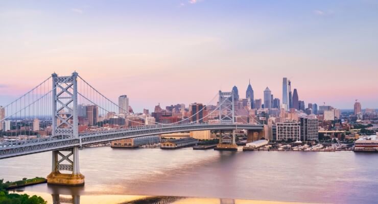 Ben Franklin bridge Philadelphia Philly