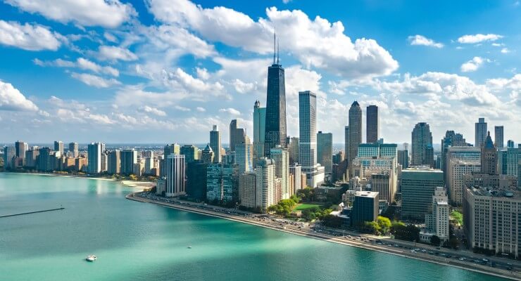 Chicago skyline daytime