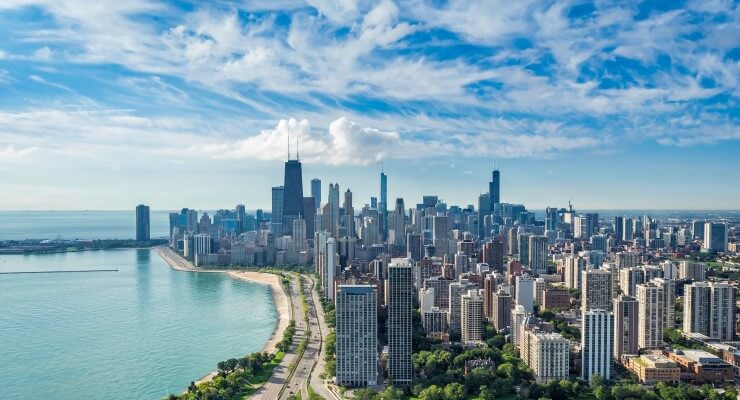 Chicago skyline daytime