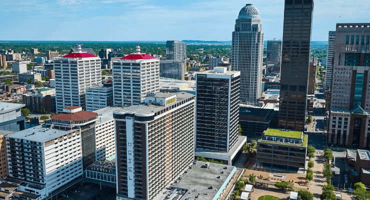Downtown Louisville daytime