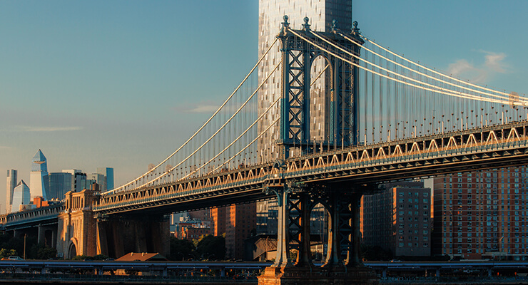 Manhattan Bridge in New York City