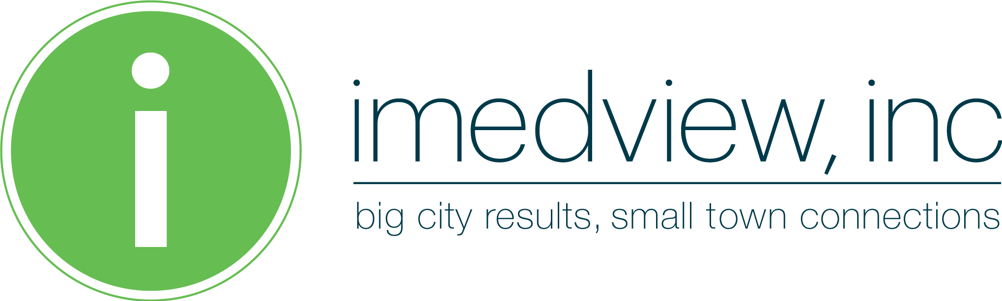 Imedview, inc big city results small town connections