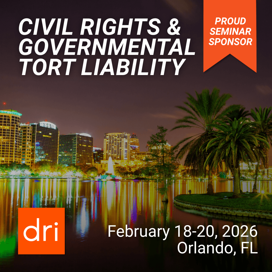 I'm a Proud Seminar Sponsor of 2026 Civil Rights and Governmental Tort Liability Seminar