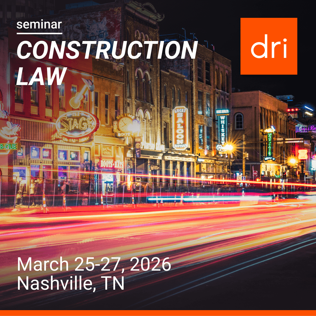 General graphic of 2026 Construction Law Seminar