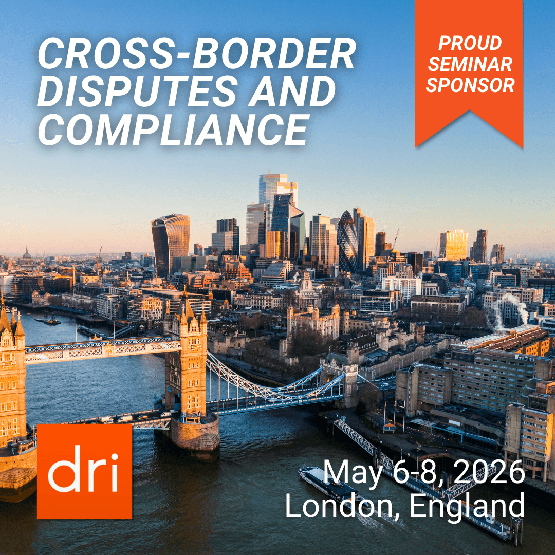 I'm a Proud Seminar Sponsor of 2026 Cross-Border Disputes and Compliance Seminar
