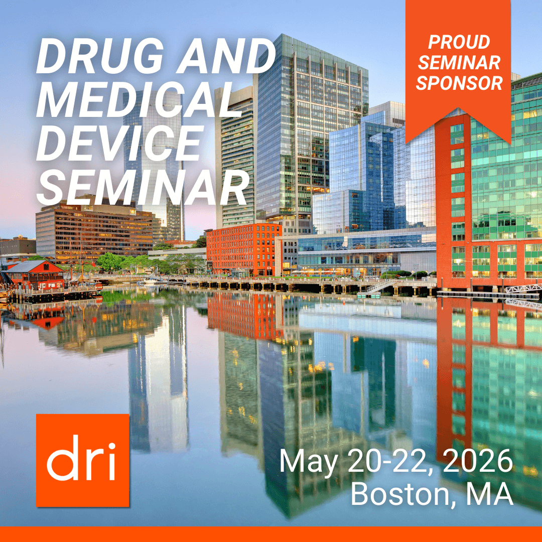 I'm a Proud Seminar Sponsor of 2026 Drug and Medical Device Seminar
