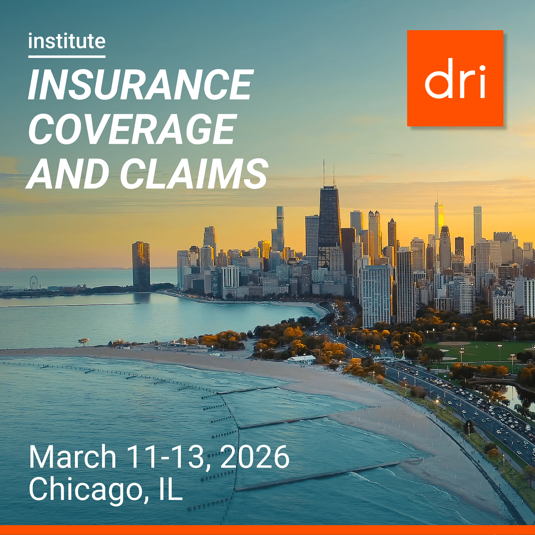 General graphic of 2026 Insurance Coverage & Claims Institute