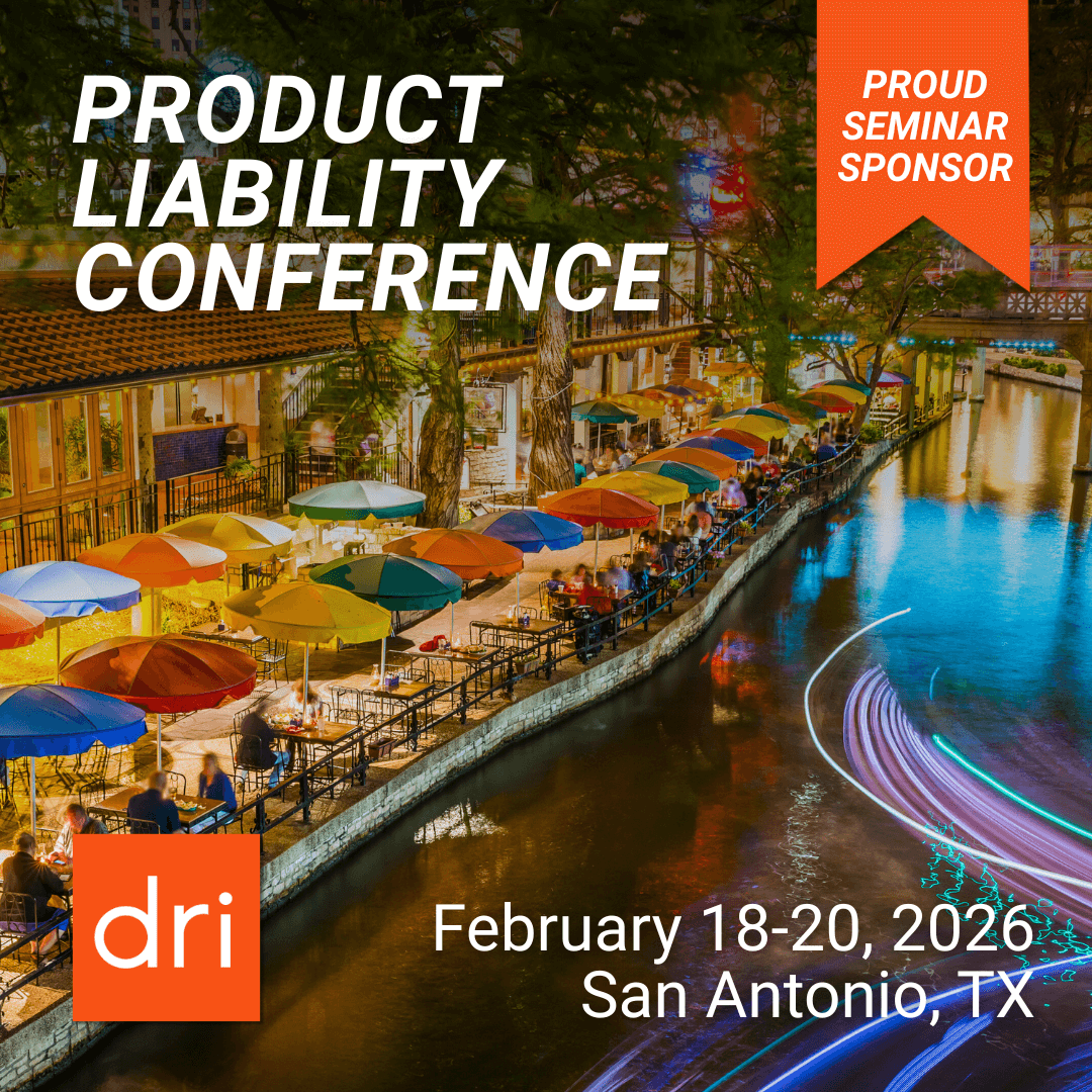 I'm a Proud Seminar Sponsor of 2026 Product Liability Conference