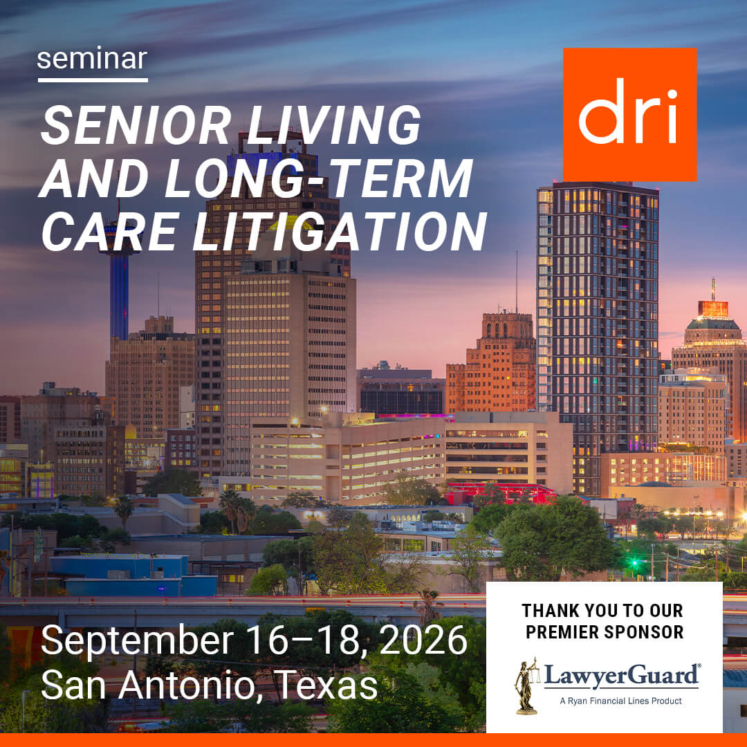 General graphic of 2026 Senior Living and Long-Term Care Litigation Seminar