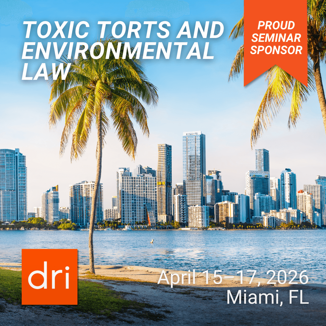 I'm a Proud Seminar Sponsor of 2026 Toxic Torts and Environmental Law Seminar