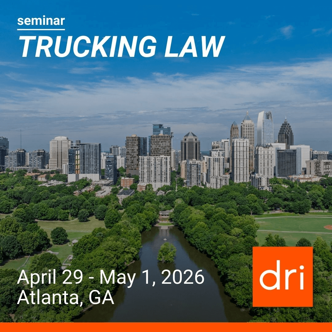 General graphic of 2026 Trucking Law Seminar