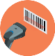 Barcode Scanner - machine scanning label