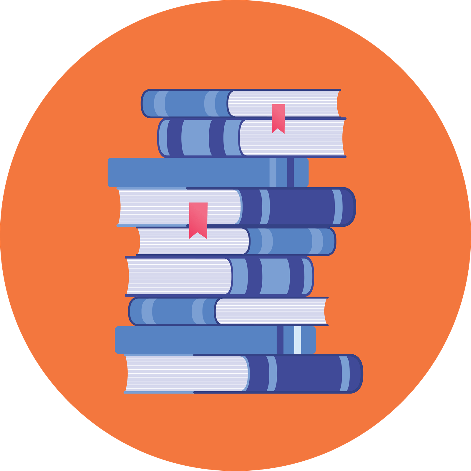 Stack of books icon
